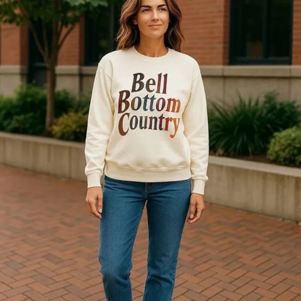 Bell Bottom Country Sweatshirt by Lainey Wilson 🌲